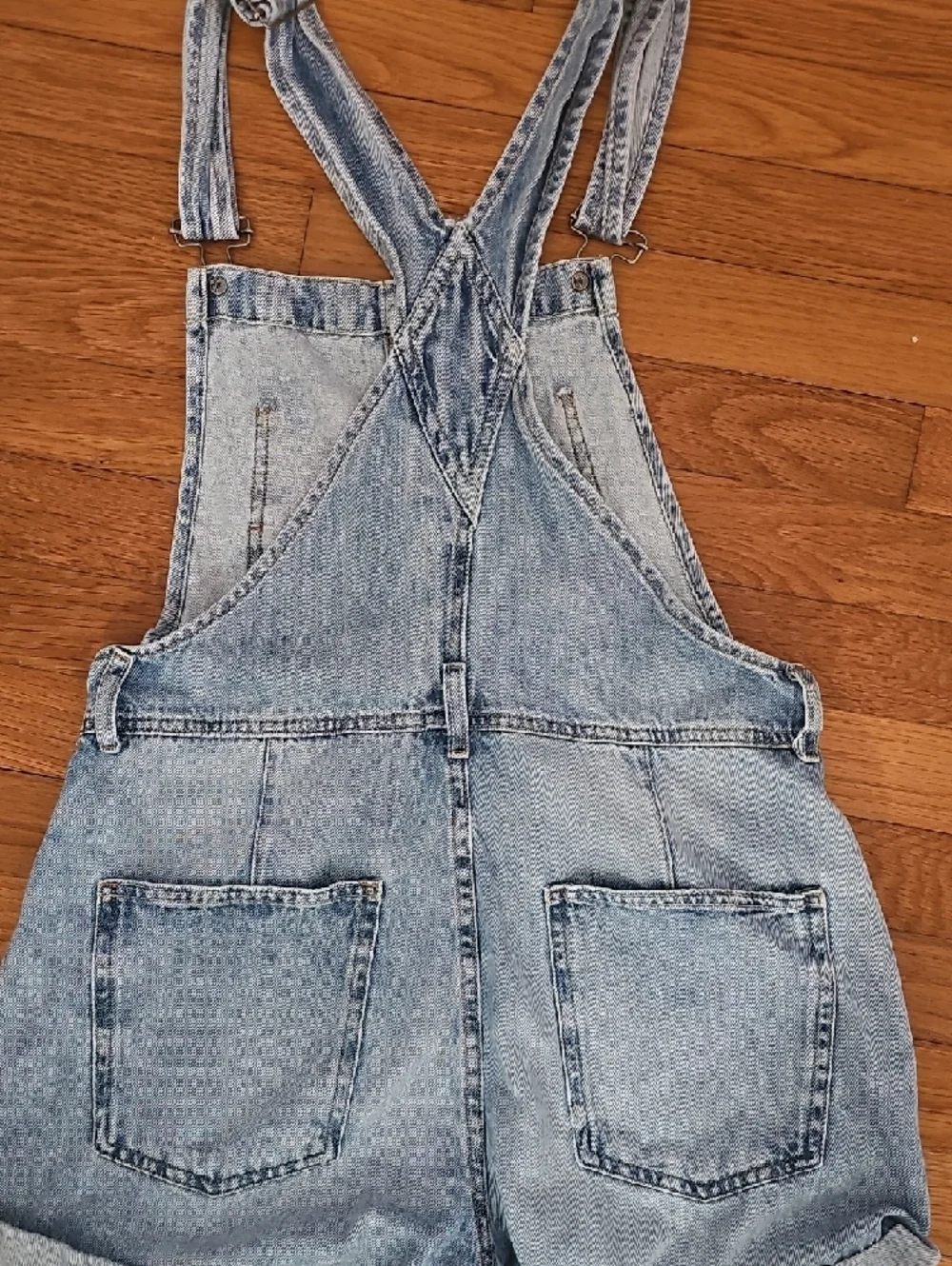 We The Free Light Blue Denim Short'alls - Picture 7 of 9